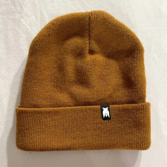 James Coffee Owl Coffee Brown Beanie